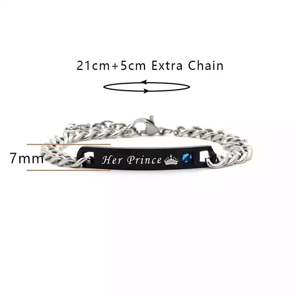 Princess & Prince Bracelet Set - Picture 5 of 6